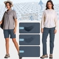 thumbnail image 5 of FEN AI Hiking Pants Women Zip Off Pants Lightweight Quick Dry Cargo Trousers Convertible Shorts, 5 of 9