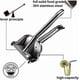 thumbnail image 3 of Real Stainless Steel Lemon Squeezer Citrus Juicer Hand Press Heavy Duty Manual Squeeze Juice Extractor Maker Orange Lime Grapefruit Presser - Bonus 50, 3 of 5