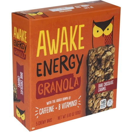 Awake Dark Chocolate Caramel Energy Granola Bars Review Awake Dark Chocolate Caramel Energy Granola Bars Review
