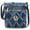 Denim Blue, variant on MKP COLLECTION Large Crossbody Bags for Women Monogram Triple Zip Pocket Cross Body Purses and Handbags