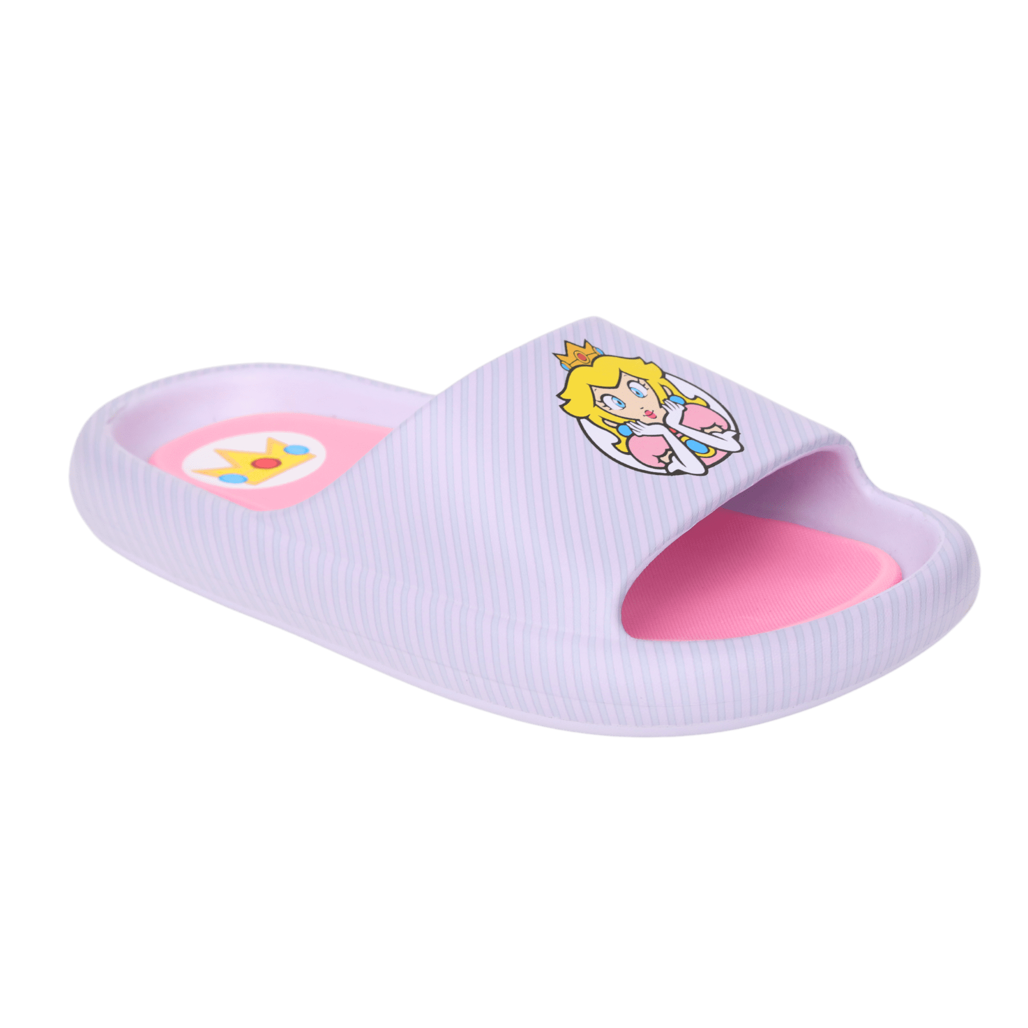 Peach Slide Sandals Silk Women main image 3