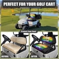 thumbnail image 5 of Aplkyhs Love is Love Print Universal Golf Cart Seat Covers American Pride Month Golf Cart Breathable Material Fit for Most Club Car Golf Cart Front Seat Covers Soft and Comfortable, 5 of 7
