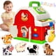thumbnail image 1 of Juguete musical Montessori de Farm Animals Barn Toy para niños pequeños de 1 a 3 años, 1 of 8