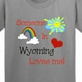 thumbnail image 4 of Inktastic Someone in Wyoming Loves Me Youth T-Shirt, 4 of 5