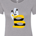 thumbnail image 4 of Inktastic Cute Bee Initial B Women's T-Shirt, 4 of 5