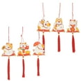 thumbnail image 4 of 6pcs Chinese Spring Festival Decoration Hanging Charm Tassel Ornament for Lunar Year, 4 of 11