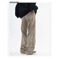 thumbnail image 3 of Pantalones vaqueros vintage con estampado de leopardo para mujer, de primavera, holgados, informales, de pierna ancha, estilo hip hop, de cintura alta, estilo pantera, 3 of 6