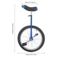 thumbnail image 2 of 1 PCS Blue 50.8*83cm/20*32.6in Wheel Outdoor Unicycle, Unicycle, Outdoor Unicycle, Load Capacity: About 65-75kg/143-165lbs, 2 of 12