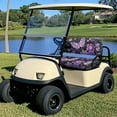 thumbnail image 2 of Psesaysky Breathable Universal Seat Covers for Ezgo Club Car Seats Golf Cart Purple Butterfly Floral Print Golf Front and Back Seat Cushion Cover Fit Like a Glove, 2 of 8