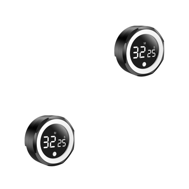 Temporizador de trabajo en la cocina Wosthever Digital recargable Negro 2Conjunto