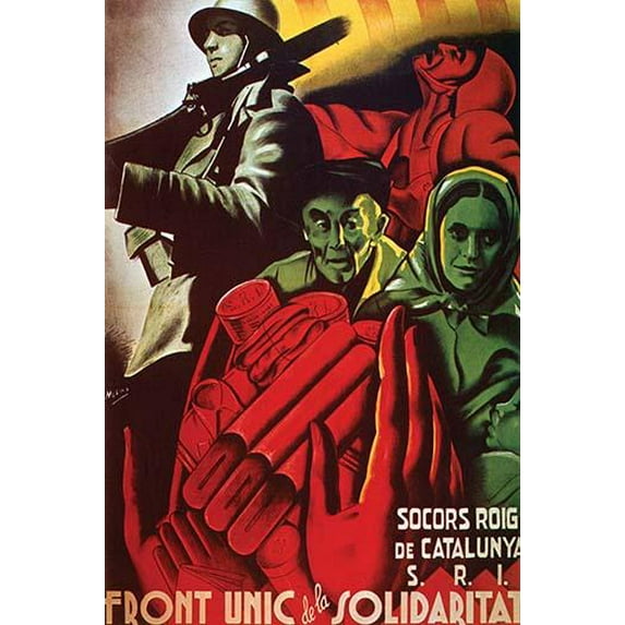 The United Front of Solidarity.-Fine Art Canvas Print (20" x 30")
