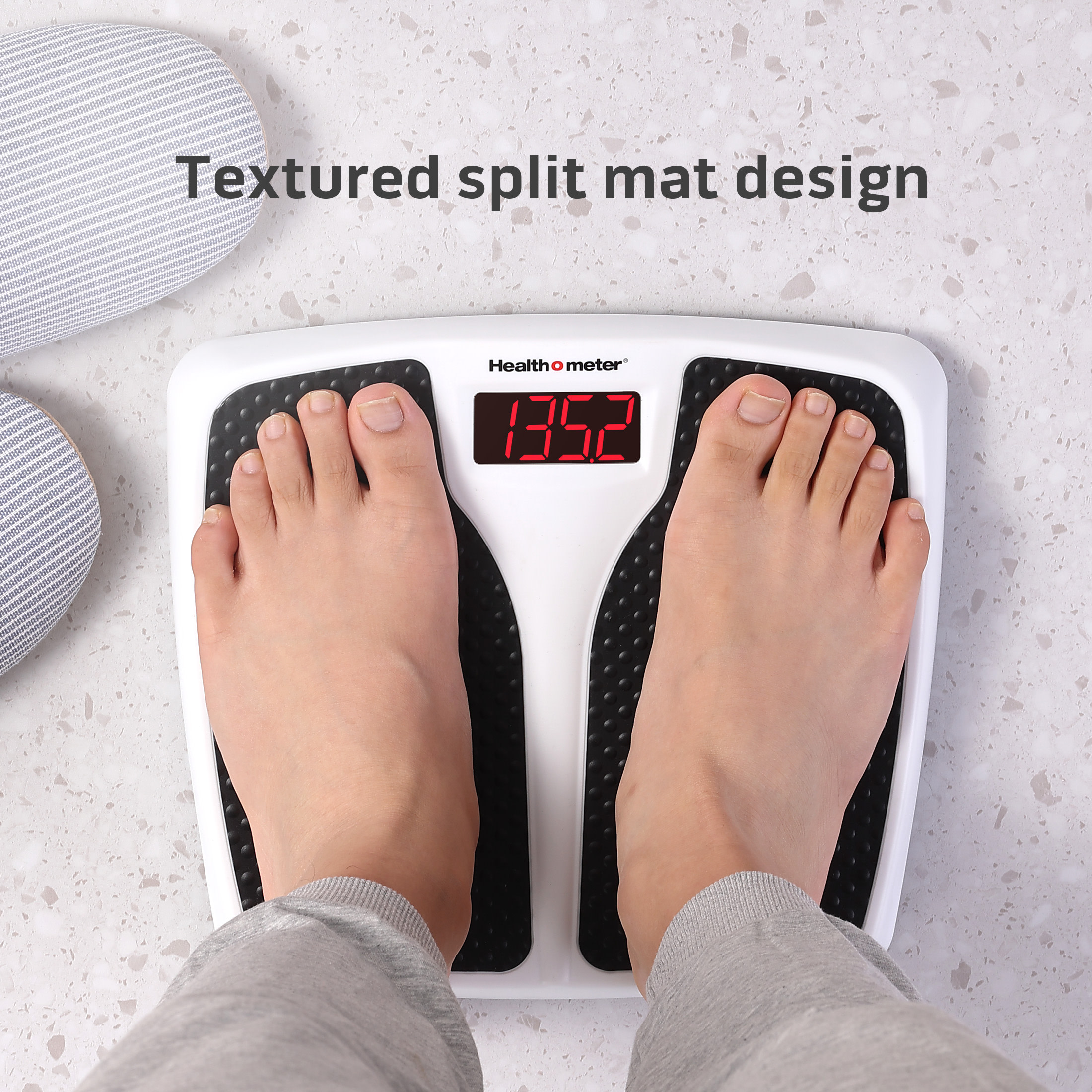 Health o meter Split Mat Digital Scale 400 lbs photo 5