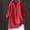 Red 1, variant on Outfmvch Button Down Shirts for Women V Neck Embroidered Shirt Cotton Linen Garden Pattern Comfy Blouses Loose Fit Tunic Cotton Gauze Tops V Neck Tops Outfits Army Green L
