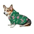 thumbnail image 7 of Haiem Tropical Leopard for Winter Dog Hoodie Sweatshirts with Pockets Warm Dog Clothes for Small Dogs Chihuahua-XX-Large, 7 of 7
