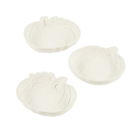 Do It Yourself Ceramic Pumpkin Mini Bowls - Craft Kits - 12 Pieces