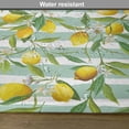 thumbnail image 6 of Ambesonne Art Place Mats Set of 4, Blooming Lemon Tree, Standard Size, Fern Green Seafoam, 6 of 6