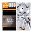 thumbnail image 2 of Lámpara Colgante Candelabro De Cristal 8 Luces plata, 2 of 5
