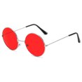 thumbnail image 3 of Nuevas gafas de sol redondas, moda Disco Hippie, gafas circulares para hombres y mujeres, gafas de sol con montura metálica, accesorios para gafas Uv400 2023, 3 of 5