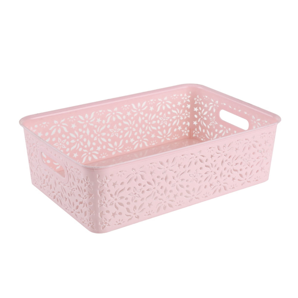 Storage Box with Lid 80L - Dusty Pink