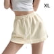 thumbnail image 3 of Pantalones cortos para mujer Sonducket Faldas Vestido Sólido Casual cordón Mini A-line Verano Estilo coreano Beige Leche, 3 of 6
