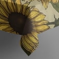 thumbnail image 5 of Yellow Green Leaf Sunflower Pattern Square Tablecloth,Waterproof Square Table Cover,Wipeable Spillproof Washable Table Cover for Home Kitchen Party Decor 52"x52"(132x132cm), 5 of 6