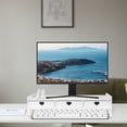 thumbnail image 5 of Desktop Monitor Riser Stand with Drawers Monitor Stand Riser Desk Organizer Office Table Computer Keyboard Under Storage Rack, 5 of 6