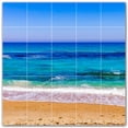 thumbnail image 1 of Picture-Tiles.com: Beach Ceramic Tile Wall Mural WAL500067-55S. 21.25"W x 21.25"H using (25) 4.25" x 4.25" Ceramic Tiles-Satin Finish, 1 of 3