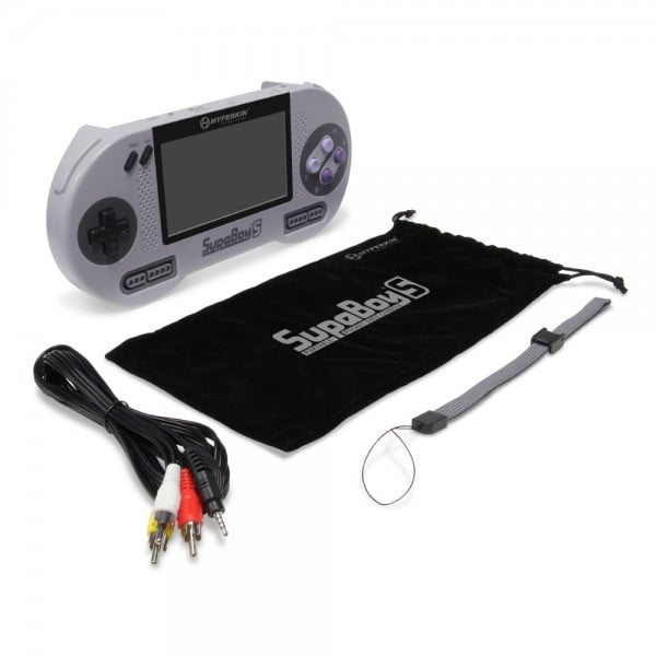 Hyperkin SupaBoy S: Portable Pocket SNES Console, Gray