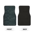 thumbnail image 2 of Pofeuu Chemical Print Car Foot Mat Set of 4 Pieces - All-Weather Full Set Floor Mats for Cars Trucks SUVs, 2 of 7