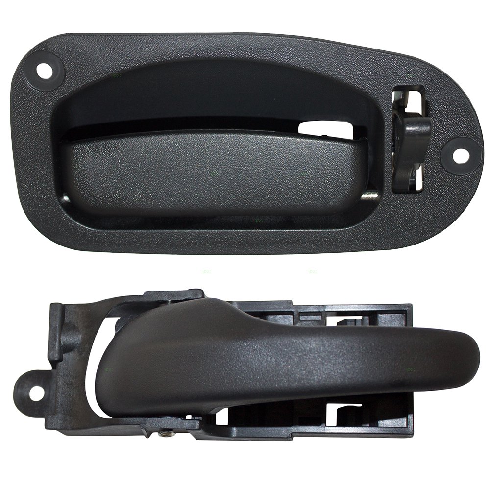 Driver Side Set Inside Door Handles Textured Front and Rear Replacement