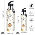 thumbnail image 2 of Yayeee 20oz Insulated Water Bottle Double Wall Stainless Steel with Flip Straw Lid, Halloween Happy Ghosts, 2 of 7