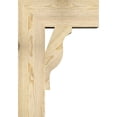 thumbnail image 6 of Ekena Millwork 6"W x 18"D x 26"H Funston Block Rough Sawn Bracket, Douglas Fir, 6 of 25