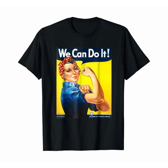 Rosie The Riveter TShirt Unisex S-5XL Hot Trending Shirt Birthday Gift