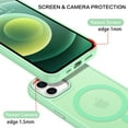 thumbnail image 6 of GAOBAO Magnetic for iPhone 12 Case/iPhone 12 Pro Case, Compatible with MagSafe, Translucent Matte Slim Shockproof Phone Case, 6 of 7