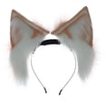 thumbnail image 3 of Accesorios para el cabello de peluche recargables, exhibición de cómics, simulación móvil, tocado de orejas de zorro, diadema eléctrica desmontable, orejas de bestia, 3 of 3