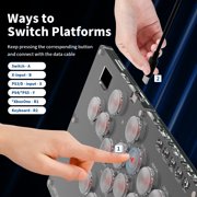 AceGamer Arcade Stick 16Keys All-Button Gamerfinger with Turbo Functions & Custom RGB,Arcade leverless Controller Street Fight for PC/PS3/PS4/Switch/Steam Game Keyboard-Supports Hot Swap & SOCD