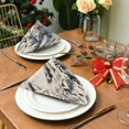 thumbnail image 3 of WOBOGO Two Snow Peopards Painting Cloth Napkins 1 Piece Soft Elegant Touch Durable Absorbent Quick Drying for Elegant Dining, 3 of 8