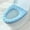 Blue, variant on Soft Stretchable Toilet Seat Covers Washable Thicker Cloth Winter