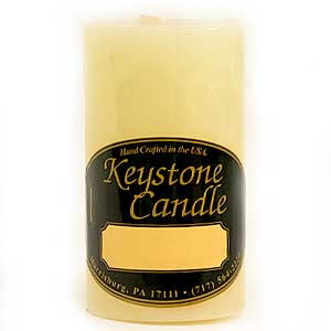 - 1 Pc French Vanilla 2x3 Pillar Candles 2 in. diameterx3.25 in. tall