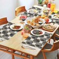 thumbnail image 2 of Gray White Gold Marble Pattern Summer Placemats Table Placemats Set Of 4-Linen Kitchen Washable Placemats Table Mats 11.8"x17.7" Non-Slip Heat Resistant, 2 of 6