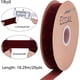 thumbnail image 2 of Rollo de cinta de satén de terciopelo de un solo lado para San Valentín de 20 yardas × 1 pulgada, 2 of 9