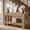 LIGHT BROWN, variant on Tribesigns 63" Farmhouse Console Table with 2 Drawers, Rustic Entryway Table with Storage Shelf for Living Room, Hallway, Entrance (Light Brown)