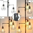 thumbnail image 4 of Trihead Tree Floor Lamp W. Stepless Dimming, Vintage Dimmable Standing Light for Living Room/Office, 3x Edison Bulbs Incl., 4 of 10