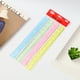 thumbnail image 1 of Regla de plástico de color de 12" (30 cm), reglas de medición métricas en pulgadas y centímetros (paquete de 4), paquete de 1, 1 of 5