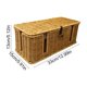 thumbnail image 3 of Imitation Vines Weaving Storage Box - Hollow Washable Storage Basket - Living Room/Bedroom/Office Desktop Organizing Box, 3 of 6