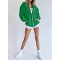 thumbnail image 3 of Sudadera con Capucha PRETTYGARDEN 2025 con Cierre Verde M, 3 of 7