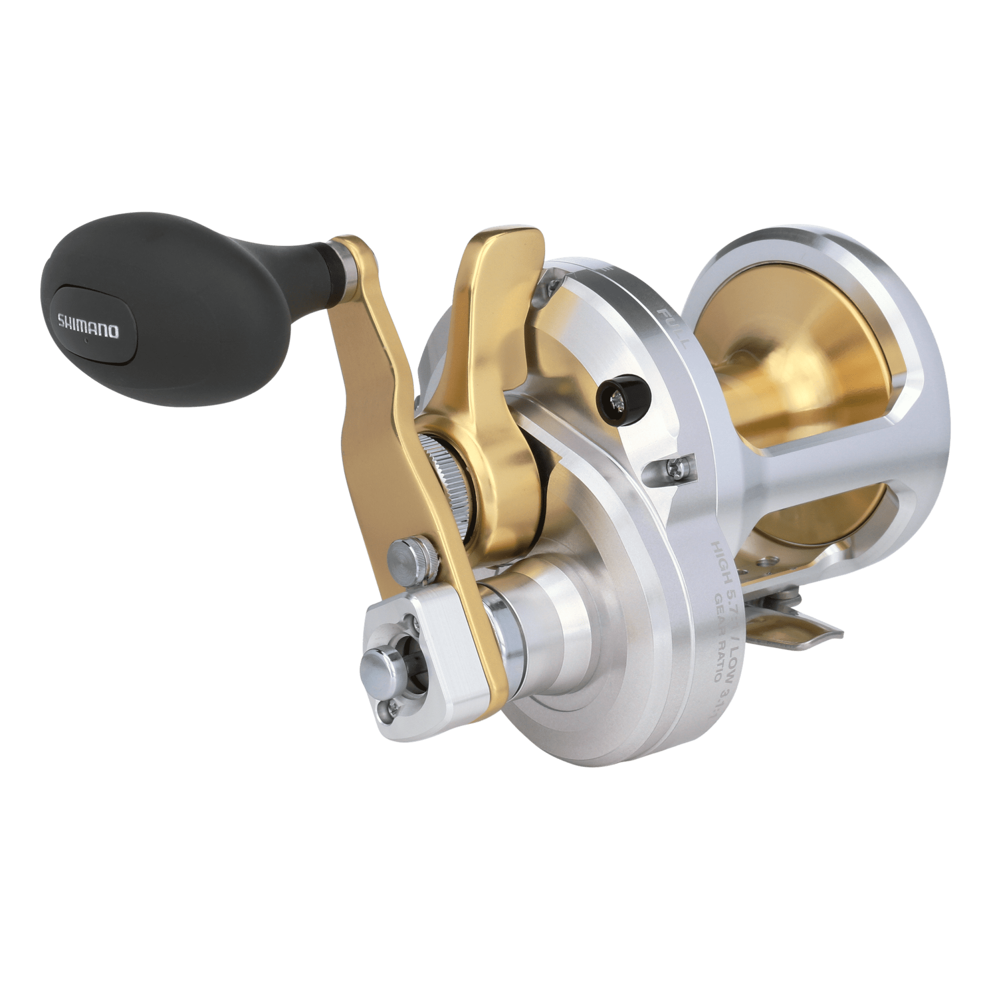 Shimano Tiagra 16 2-Spd Trolling Fishing Reel, Aluminum Frame