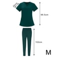 thumbnail image 3 of Enfermería Scrub Set Top Pantalones Transpirable Trabajo Uniforme para Enfermera Yoga Jogger, 3 of 5
