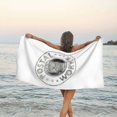 thumbnail image 3 of Servicio de entrega de trabajadores postales Oficina de correos World Post Toalla de playa Toallas de baño de microfibra Manta de playa suave para desfiles Natación Yoga Mujeres Hombres, 3 of 4