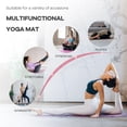 thumbnail image 2 of PRZL 4 Pannel Folding Exercise Mat, 2 Inch Thick Gymnastics Mat 8’x4’, Gym Mat with Carrying Handles for MMA Yoga Stretching Gymnastics and Home Gym（Blue）, 2 of 12